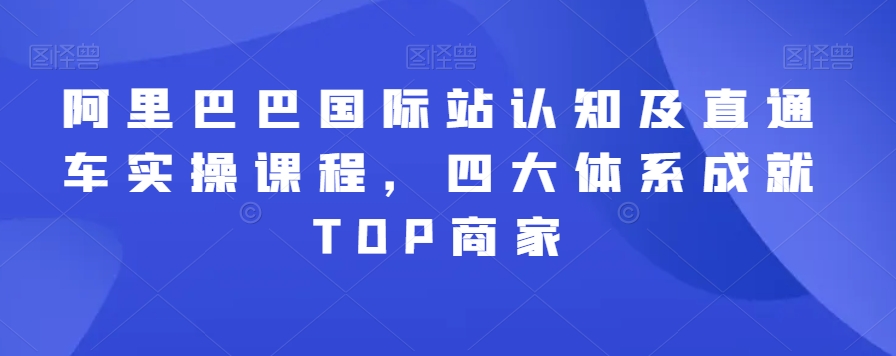 阿里巴巴国际站认知及直通车实操课程，四大体系成就TOP商家-178分享