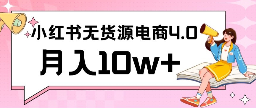 小红书新电商实战，无货源实操从0到1月入10w+联合抖音放大收益【揭秘】-178分享