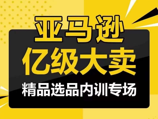 亚马逊亿级大卖-精品选品内训专场，亿级卖家分享选品成功之道-178分享