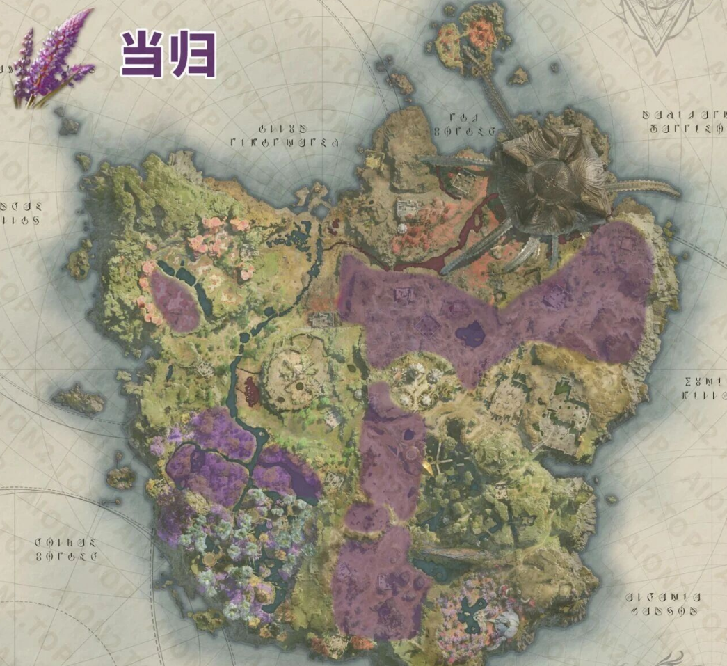 永恒之塔2攻略：天族&魔族采集物分布图