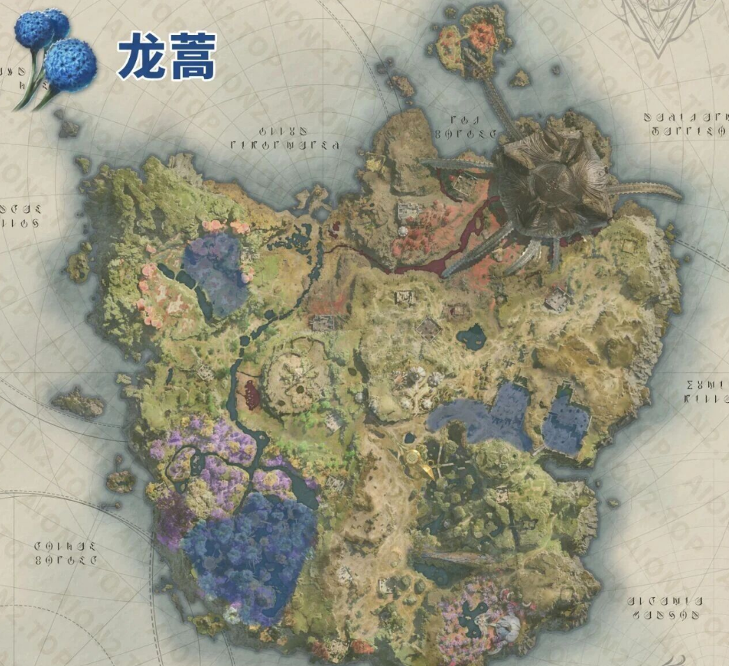 永恒之塔2攻略：天族&魔族采集物分布图