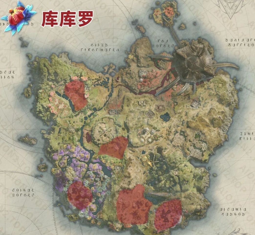 永恒之塔2攻略：天族&魔族采集物分布图