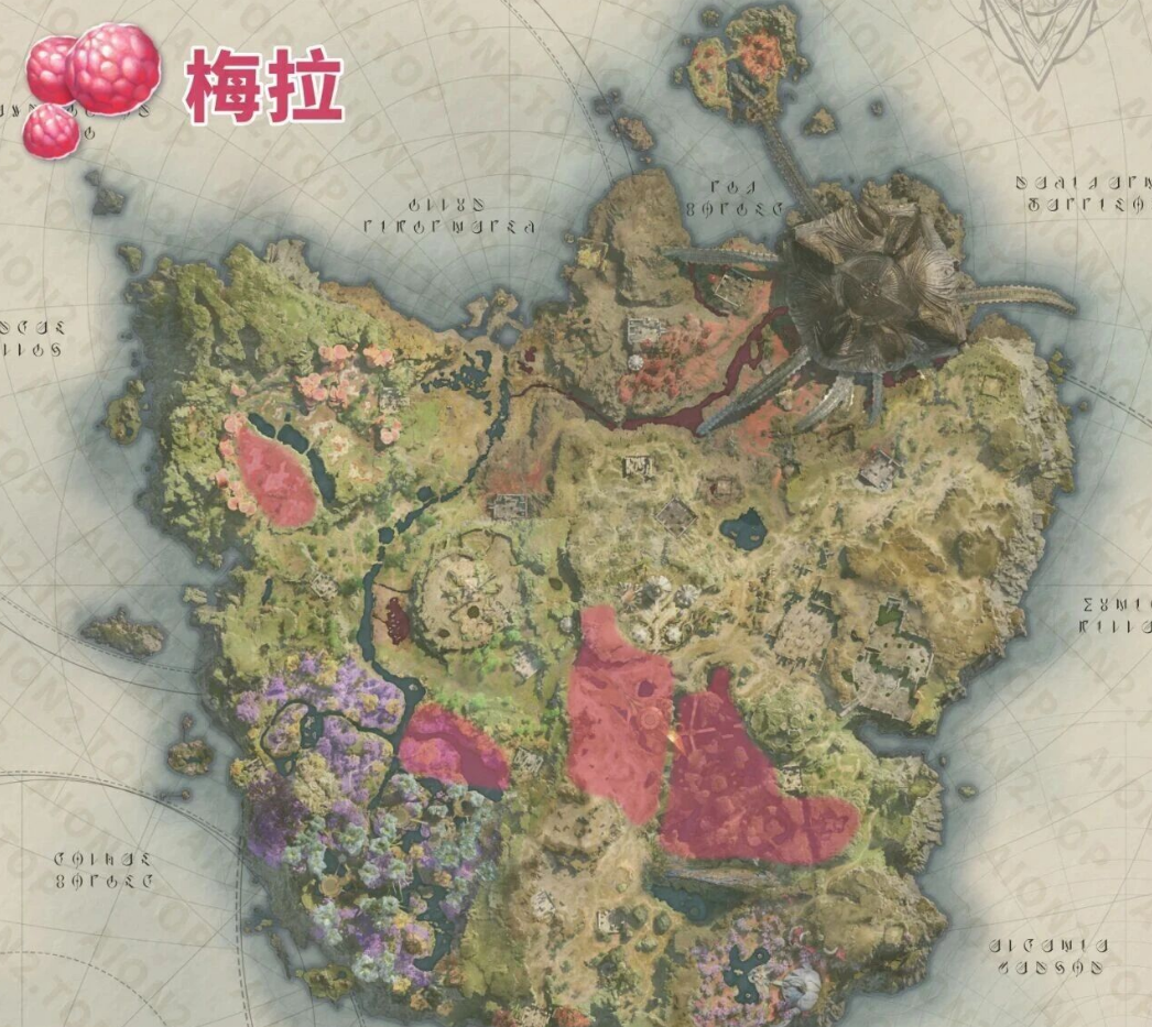 永恒之塔2攻略：天族&魔族采集物分布图