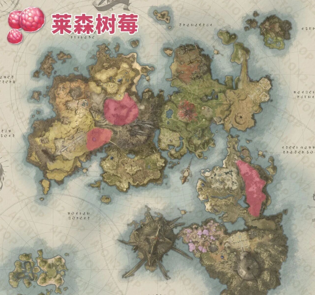 永恒之塔2攻略：天族&魔族采集物分布图