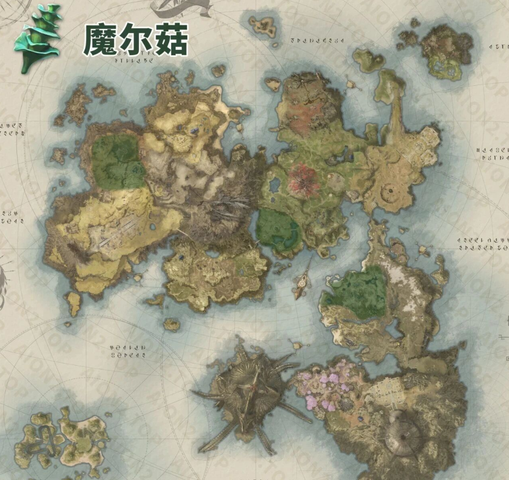 永恒之塔2攻略：天族&魔族采集物分布图