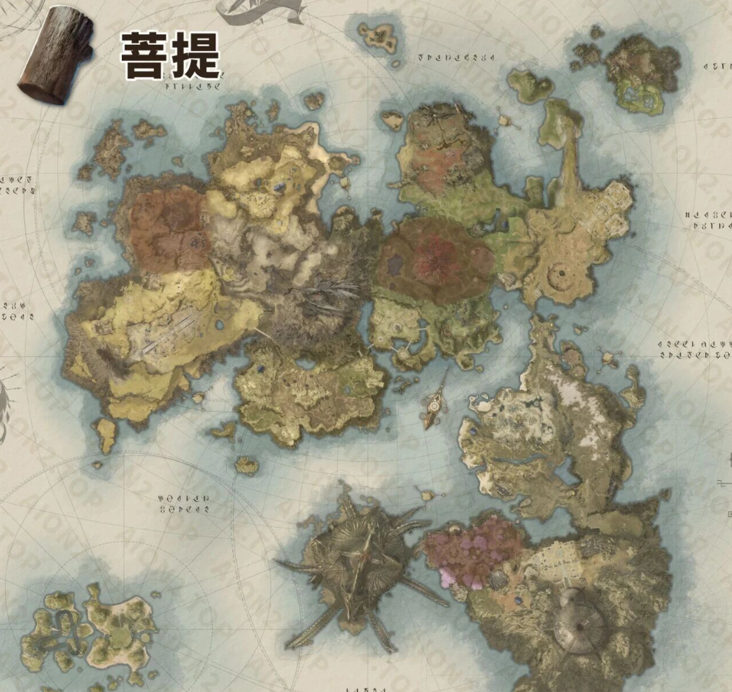 永恒之塔2攻略：天族&魔族采集物分布图