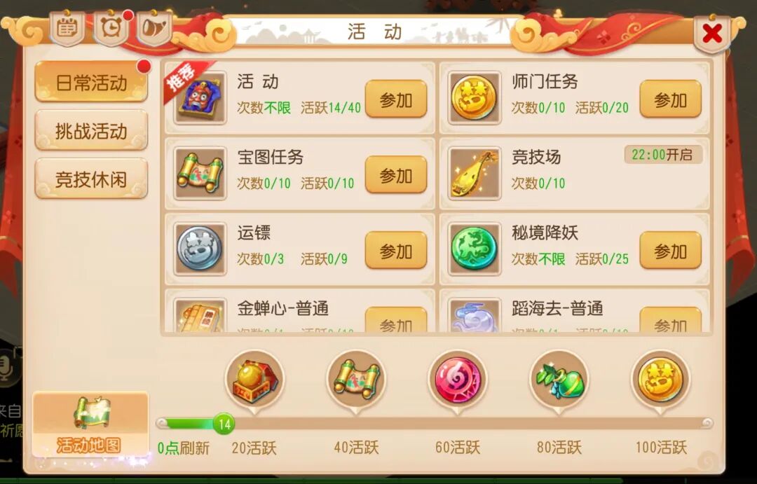 梦幻西游手游达不到100活跃度？教你一招每天1000金币随便拿